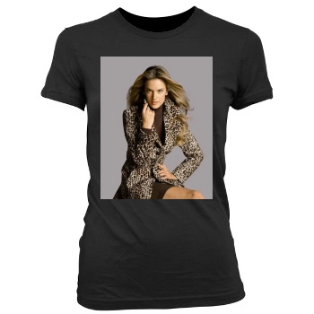 Alessandra Ambrosio Women's Junior Cut Crewneck T-Shirt