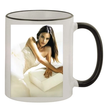 Alessandra Ambrosio 11oz Colored Rim & Handle Mug