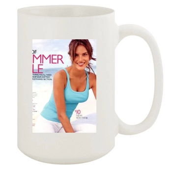 Alessandra Ambrosio 15oz White Mug