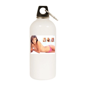 Alessandra Ambrosio White Water Bottle With Carabiner