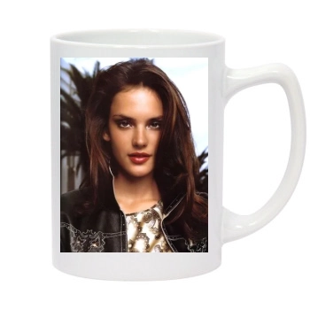 Alessandra Ambrosio 14oz White Statesman Mug