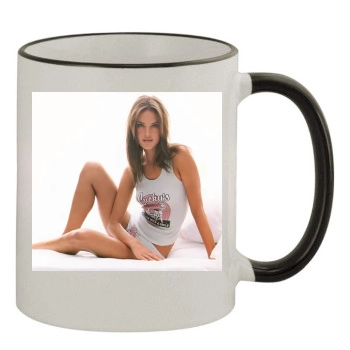 Alessandra Ambrosio 11oz Colored Rim & Handle Mug