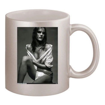 Alessandra Ambrosio 11oz Metallic Silver Mug