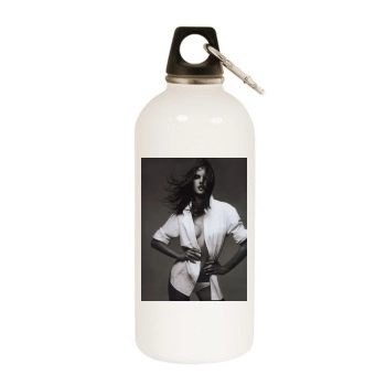 Alessandra Ambrosio White Water Bottle With Carabiner