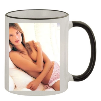 Alessandra Ambrosio 11oz Colored Rim & Handle Mug