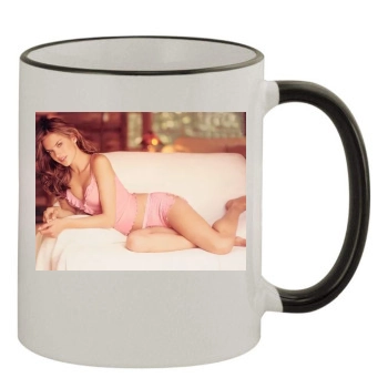 Alessandra Ambrosio 11oz Colored Rim & Handle Mug