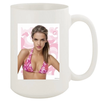 Alessandra Ambrosio 15oz White Mug