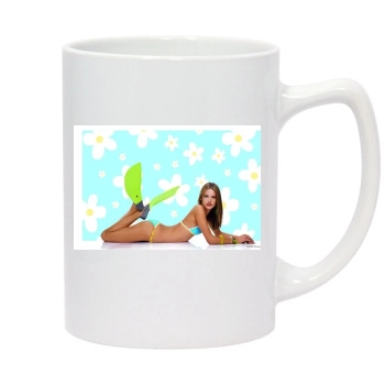 Alessandra Ambrosio 14oz White Statesman Mug