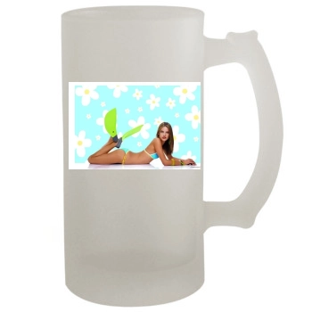 Alessandra Ambrosio 16oz Frosted Beer Stein