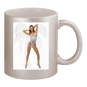 Alessandra Ambrosio 11oz Metallic Silver Mug