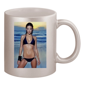 Alessandra Ambrosio 11oz Metallic Silver Mug