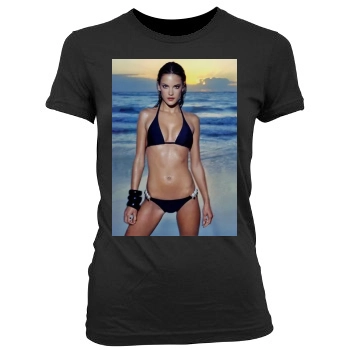 Alessandra Ambrosio Women's Junior Cut Crewneck T-Shirt