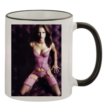 Alessandra Ambrosio 11oz Colored Rim & Handle Mug