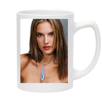 Alessandra Ambrosio 14oz White Statesman Mug