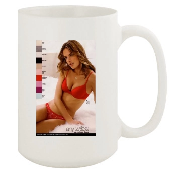 Alessandra Ambrosio 15oz White Mug