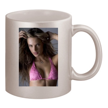 Alessandra Ambrosio 11oz Metallic Silver Mug