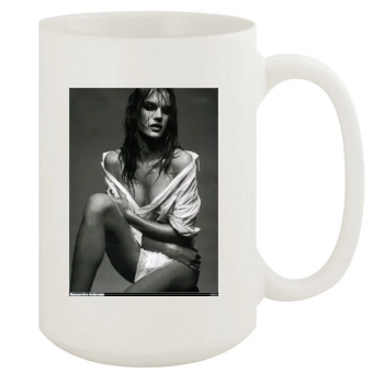 Alessandra Ambrosio 15oz White Mug