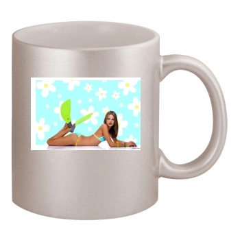 Alessandra Ambrosio 11oz Metallic Silver Mug