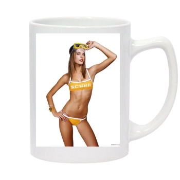 Alessandra Ambrosio 14oz White Statesman Mug