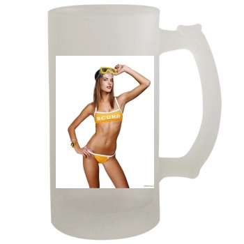 Alessandra Ambrosio 16oz Frosted Beer Stein