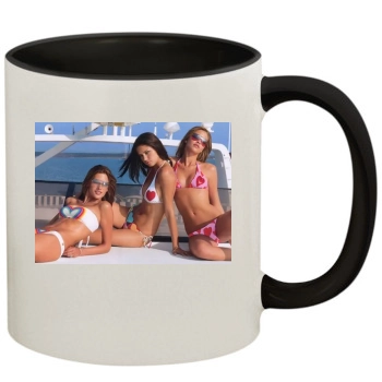 Alessandra Ambrosio 11oz Colored Inner & Handle Mug