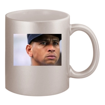 Alex Rodriguez 11oz Metallic Silver Mug