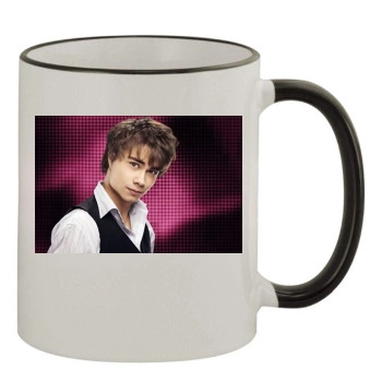 Alexander Rybak 11oz Colored Rim & Handle Mug