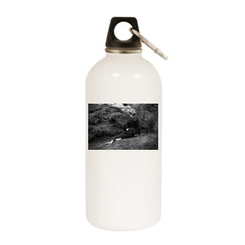 Saara Sihvonen White Water Bottle With Carabiner