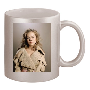 Alexis Dziena 11oz Metallic Silver Mug