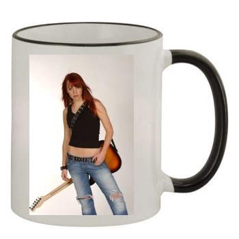 Alexz Johnson 11oz Colored Rim & Handle Mug