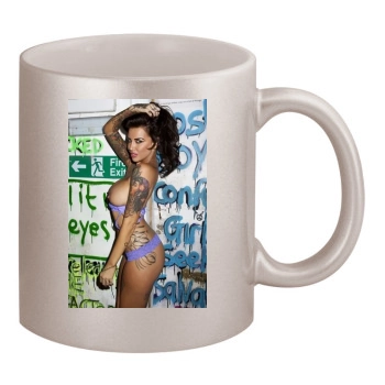 Sallie Axl 11oz Metallic Silver Mug