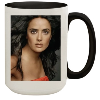 Salma Hayek 15oz Colored Inner & Handle Mug