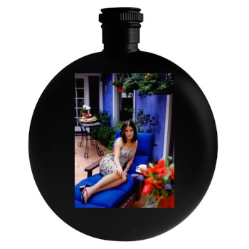 Salma Hayek Round Flask