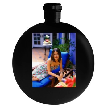 Salma Hayek Round Flask