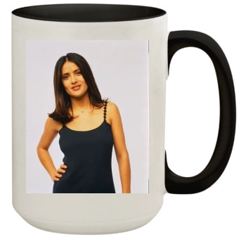 Salma Hayek 15oz Colored Inner & Handle Mug