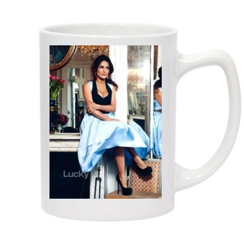 Salma Hayek 14oz White Statesman Mug