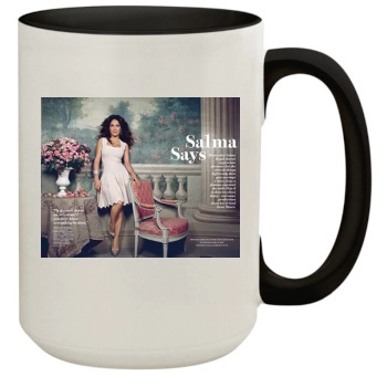 Salma Hayek 15oz Colored Inner & Handle Mug