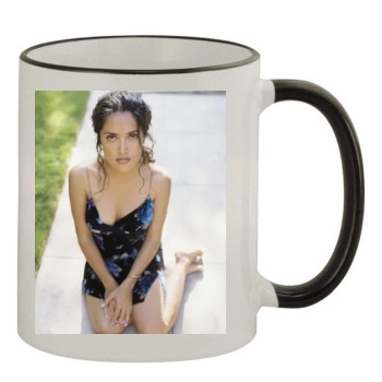 Salma Hayek 11oz Colored Rim & Handle Mug