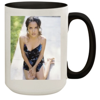 Salma Hayek 15oz Colored Inner & Handle Mug