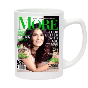 Salma Hayek 14oz White Statesman Mug