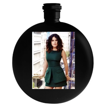 Salma Hayek Round Flask