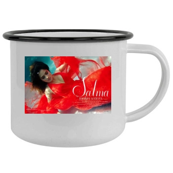 Salma Hayek Camping Mug