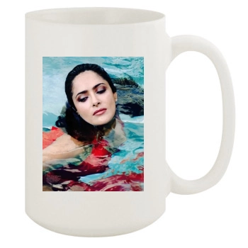 Salma Hayek 15oz White Mug