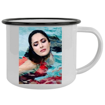 Salma Hayek Camping Mug