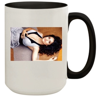 Salma Hayek 15oz Colored Inner & Handle Mug