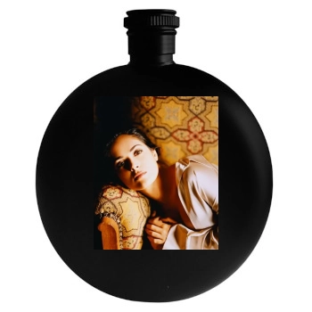 Salma Hayek Round Flask