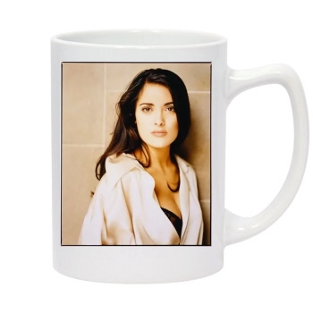 Salma Hayek 14oz White Statesman Mug