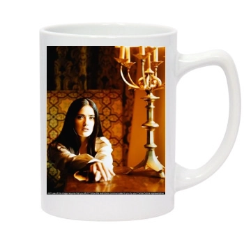 Salma Hayek 14oz White Statesman Mug