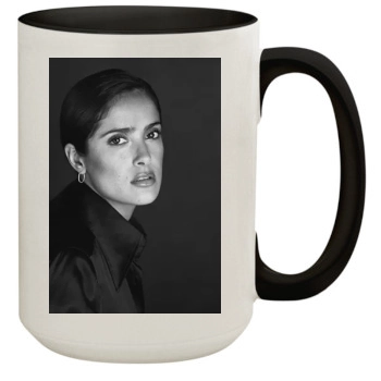 Salma Hayek 15oz Colored Inner & Handle Mug