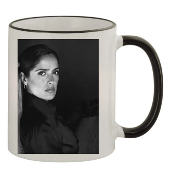 Salma Hayek 11oz Colored Rim & Handle Mug